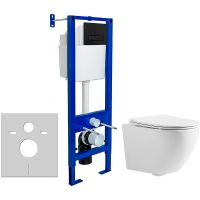 Товар: Комплект унитаза CeramaLux 2197 с инсталляцией Berges Atom 410 040340 с сиденьем Микролифт и Черной арт-2197+040340 - фото 1 Комплект унитаза CeramaLux 2197 с инсталляцией Berges Atom 410 040340 с сиденьем Микролифт и Черной арт-2197+040340 — фото 1, Комплекты унитаз + инсталляция