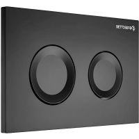 Клавиша смыва Bettoserb Sava Fix Slim Sitnica Черная матовая арт-40006467 — фото 3, Кнопки смыва