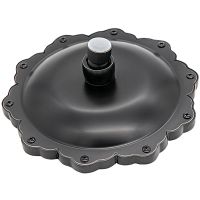 Верхний душ Milacio / латунь / черная бронза / круглый / монтаж на потолок арт-MC.002.BBR — фото 2, Верхние души