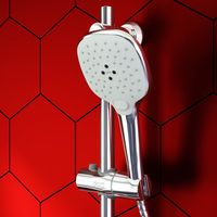 Душевой гарнитур Dorff Prime Хром арт-D0140000 — фото 2, Душевые гарнитуры на штанге