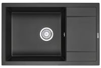 Granula-, кухонная мойка, кварц арт-7805, ТУРМАЛИН — фото 1, Кухонные мойки