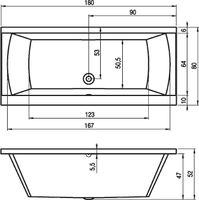 Акриловая ванна Riho Julia 180x80 (BA7200500000000) без гидромассажа арт-B025001005 — фото 6, Акриловые ванны