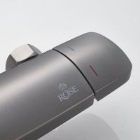 Душевая система Rose R39T Оружейная сталь арт-R3936T — фото 3, Душевые стойки