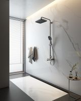 Душевая система Raglo Графит матовый арт-R50.24.09 — фото 3, Душевые стойки