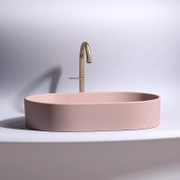 Раковина-чаша Ceramicanova Element 61 Розовая матовая арт-CN6048MP — фото 3, Раковины накладные