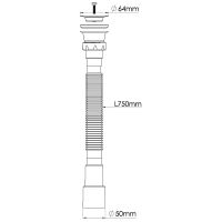 Гофросифон Nova Белый арт-1262 — фото 2, Сифоны для кухонной мойки