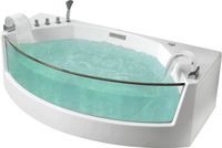 Акриловая ванна Gemy 200х105 с гидромассажем арт-G9079 — фото 3, Акриловые ванны