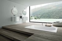 Акриловая ванна C-Bath Geba 180x80 без гидромассажа арт-CBQ009003 — фото 3, Акриловые ванны