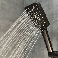 Душевой гарнитур Bond Cube Черный матовый арт-B03-8788 — фото 2, Душевые гарнитуры на штанге