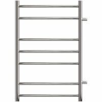 Водяной полотенцесушитель Point Альфа П7 500x800 с боковым подключением Хром арт-PN05558 — фото 1, Водяные полотенцесушители