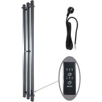 Электрический полотенцесушитель Маргроид Inaro3v профильный 1200x150 Графито арт-Inaro3v-12012-1081-7024 — фото 1, Электрические полотенцесушители