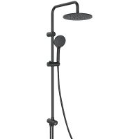 Душевая система Lemark Черная матовая арт-LM8809BL — фото 1, Душевые стойки