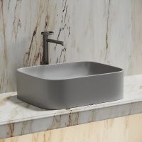 Раковина-чаша Ceramicanova Element 51 Серая матовая арт-CN6052MSG — фото 13, Раковины накладные