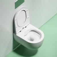 Унитаз Ceramicanova Modena Rimless подвесной Белый матовый с сиденьем Микролифт арт-CN6063MW — фото 10, Подвесные унитазы