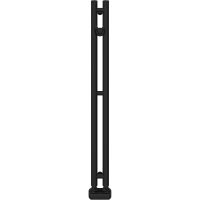 Водяной полотенцесушитель Сунержа Нюанс EU50+ 840х50 Черный матовый арт-31-0212-0840 — фото 1, Водяные полотенцесушители