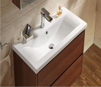 Раковина CeramaLux 70 Белая арт-9393-70 — фото 2, Раковины встраиваемые сверху