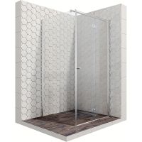 Товар: Душевой уголок Ambassador Diamond 100х100 профиль Хром стекло прозрачное арт-12011106R - фото 3 Душевой уголок Ambassador Diamond 100х100 профиль Хром стекло прозрачное арт-12011106R — фото 3, Квадратные душевые уголки