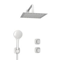 Встраиваемый комплект для душа с верхней душевой насадкой и лейкой арт-A9551.266.146.254.328.156.155 — фото 6, Встраиваемые душевые комплекты