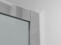 Душевой уголок Ambassador Kingston 90х90 профиль Хром стекло прозрачное арт-14011102 — фото 9, Квадратные душевые уголки