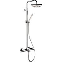 Душевая система Remer Elegance с термостатом Хром арт-EQ34A7SDSD20 — фото 1, Душевые стойки