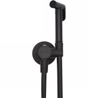 Гигиенический душ со смесителем AQUAme Minimal Черный матовый арт-AQM6020MB — фото 1, Гигиенические души