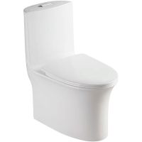 Унитаз моноблок Azario Luna с бачком и сиденьем Микролифт арт-AZ-1037 — фото 1, Напольные унитазы