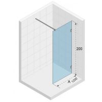 Душевая перегородка Riho SZ Scandic NXT X400 120 (GX00512C0) профиль Хром стекло прозрач арт-G001112120 — фото 2, Душевые перегородки