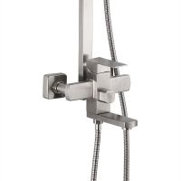 Душевая система Haiba Нержавеющая сталь арт-HB24803 — фото 2, Душевые стойки