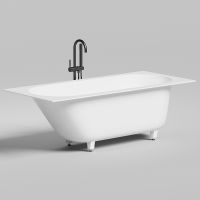 Ванна из искусственного камня Salini Ornella Kit 170х75 Белая глянцевая арт-102411G — фото 13, Ванны из искусственного камня