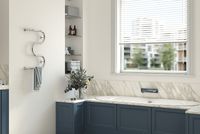 Водяной полотенцесушитель Сунержа М-образный 600х400 с двумя полками Хром арт-00-0008-6040 — фото 3, Водяные полотенцесушители