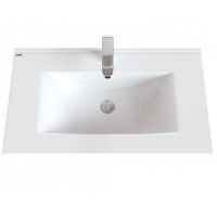 Раковина Iddis 80 Белая арт-0138000i28 — фото 1, Раковины встраиваемые сверху