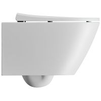 Унитаз GSI Modo подвесной Белый матовый без сиденья арт-981609 — фото 6, Подвесные унитазы