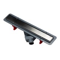 Душевой лоток POINT Гермес сталь 550 арт арт-PN50155 — фото 1, Душевые лотки