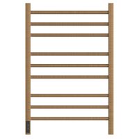 Полотенцесушитель электрический Point Веста П9 500x800, диммер слева, бронза арт-PN70758BR — фото 1, Электрические полотенцесушители