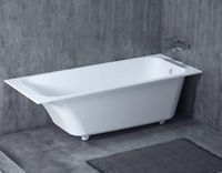 Ванна из искусственного камня Salini Orlanda 180х80 Белая глянцевая арт-102012G — фото 3, Ванны из искусственного камня