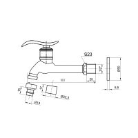 Товар: Кран для одного типа воды Bronze de Luxe Бронза арт-21598/1 - фото 2 Кран для одного типа воды Bronze de Luxe Бронза арт-21598/1 — фото 2, Краны