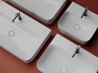 Раковина Ceramicanova Aura 82 Белая арт-CN2006 — фото 6, Раковины подвесные