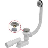 Слив-перелив Alcaplast Click-Clack Хром арт-A505CKM-100 — фото 1, Сливы-переливы