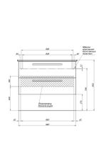 Товар: Тумба GIO, 100 см, подвесная, 2 ящика, дуб кантри арт-77.0106D - фото 2 Тумба GIO, 100 см, подвесная, 2 ящика, дуб кантри арт-77.0106D — фото 2, Тумбы под раковину