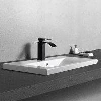 Раковина CeramaLux 80 Белая арт-9393-80 — фото 2, Раковины встраиваемые сверху