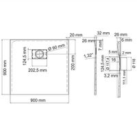 Товар: Leine Душевой поддон арт-35T03 - фото 3 Leine Душевой поддон арт-35T03 — фото 3, Стеклопластиковые душевые поддоны
