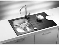 Мойка для кухни GLASSIX 10 (Цвет под заказ) 860X5001X в компл.с сифон 1127251 арт-1102928.0 — фото 2, Кухонные мойки