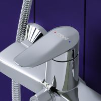 Смеситель для ванны Dorff Ultra универсальный Хром арт-D5095000 — фото 3, Смеситель для ванны