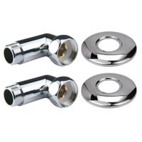 Угловое соединение для полотенцесушителя Point 1"х3/4" г/ш, хром (пара) арт-PN00006 — фото 1, Комплектующие для полотенцесушителей