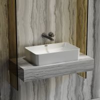 Раковина-чаша Ceramicanova Element 61 Белая арт-CN6065 — фото 5, Раковины накладные