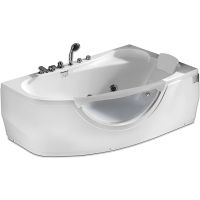 Акриловая ванна Gemy 161х96 G9046 B R с гидромассажем арт-G9046BR — фото 1, Акриловые ванны