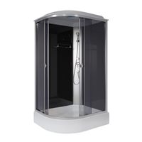 Душевая кабина Niagara Eco (120х80х215) средний поддон(26см),стекло тонированное,4 ме арт-E120/80/26R/TN — фото 2, Душевые кабины