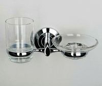 Аксесс Rhein K- Держатель стакана и мыльницы, (блистер), хром, WasserKRAFT арт-6226O — фото 2, Прочие аксессуары и комплектующие
