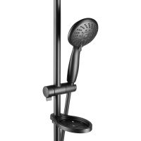 Душевой гарнитур Swedbe Hermes Черный матовый арт-5110B — фото 3, Душевые гарнитуры на штанге