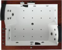 Акриловая ванна Gemy 186х151 G9052 II O L с гидромассажем арт-G9052IIOL — фото 3, Акриловые ванны